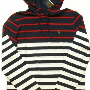 Polo Ralph Lauren green logo pull over hoodie